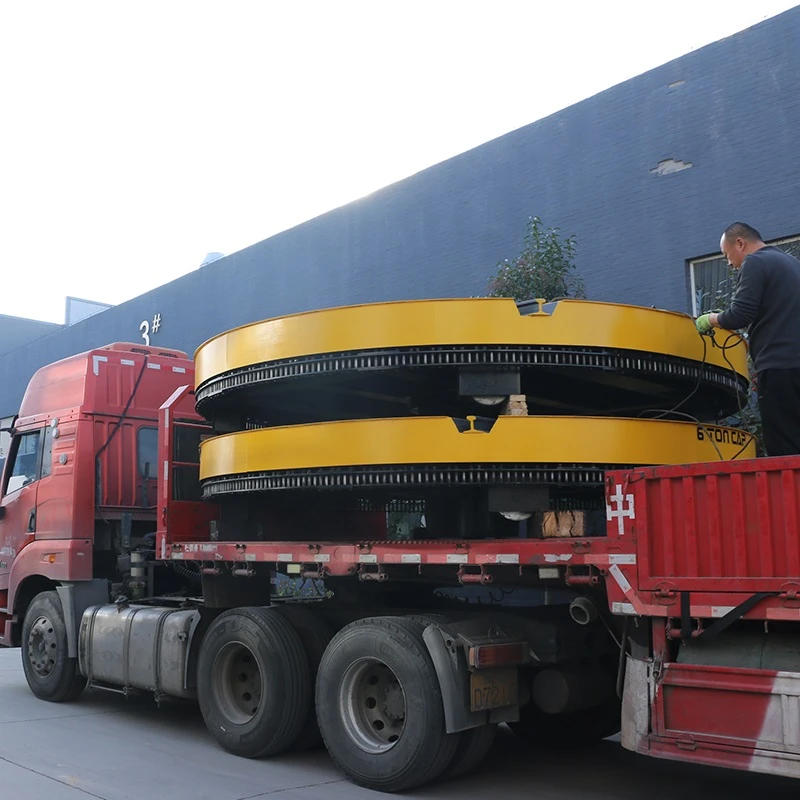 turntable transfer cart