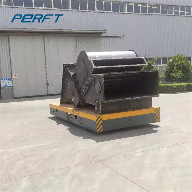 20t Electrical Trackless Transfer Cart For Workshop