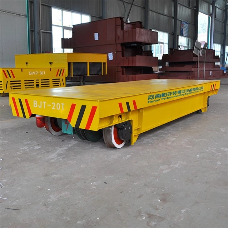 Rail Cable Drum Powered Transfer Trolley