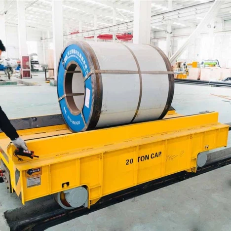 Schienenübergabewagen