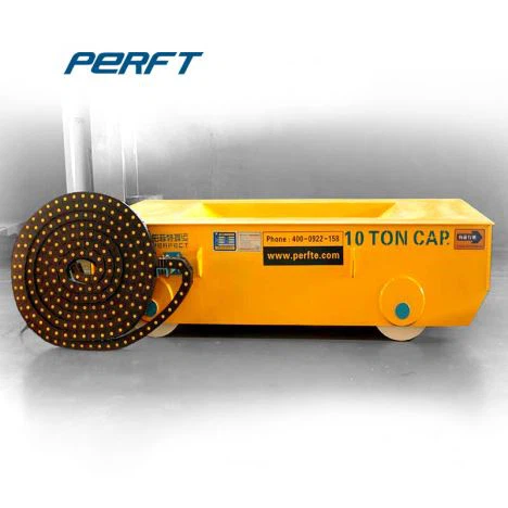 Transportwagen mit Schleppkettenschiene