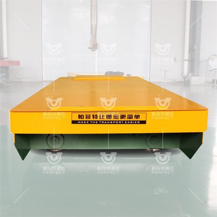 Heavy Duty Electric Trackless Flat Car Track Electric Flat Car