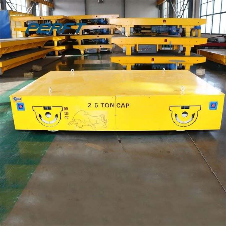 Multidirectional Transfer Cart For Handling Steel Casting 20 Ton