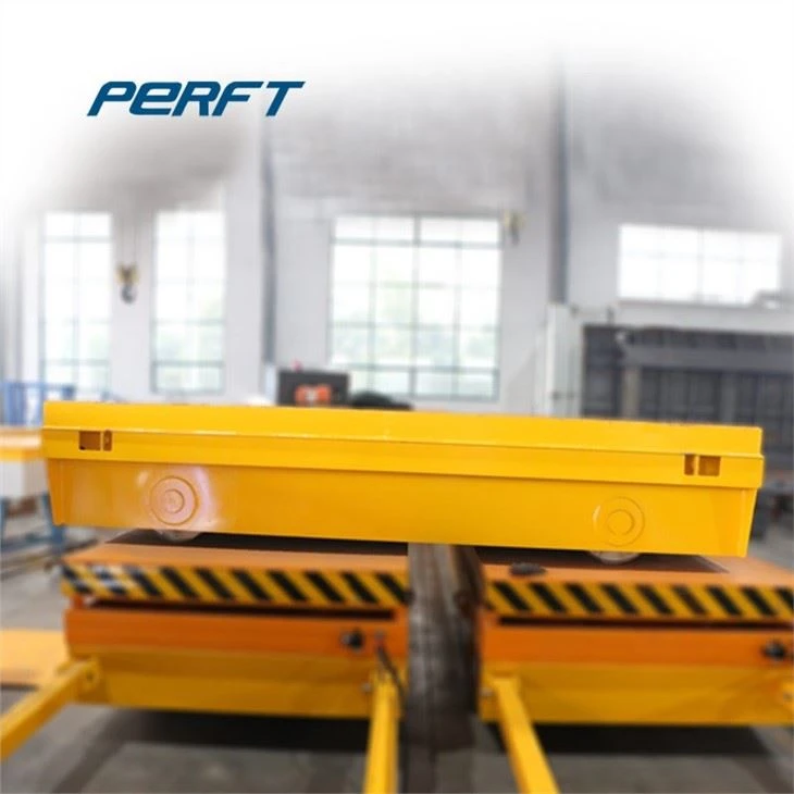 Tow Cable Track Transfer Flat Car