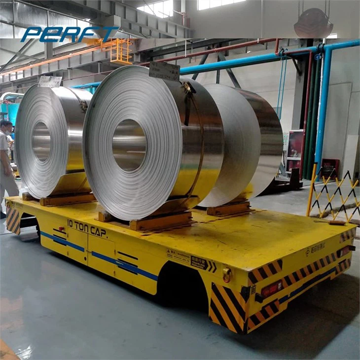 Trackless Battery Operated Transfer Cart 2 Ton