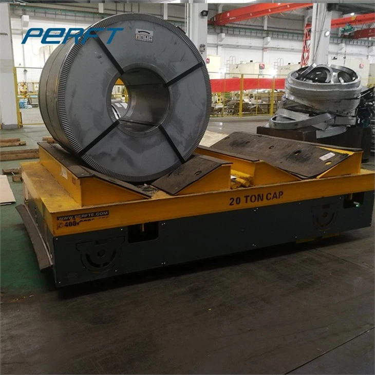 Trackless Battery Operated Transfer Cart 2 Ton