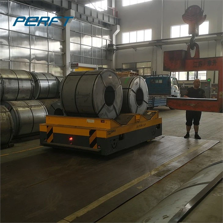 Trackless Battery Operated Transfer Cart 2 Ton