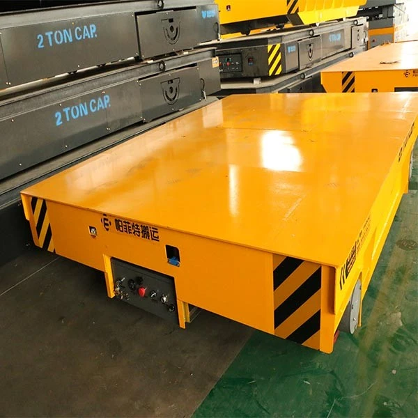 Transfer-Cart-On-Rail-25-Tons-Transport-Forged-Parts